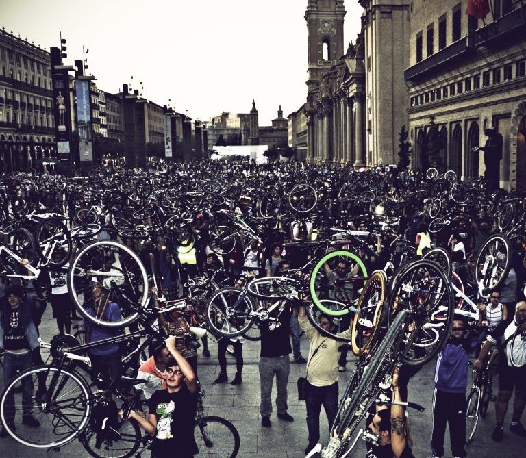 Manifestación de ciclistas en CDMX