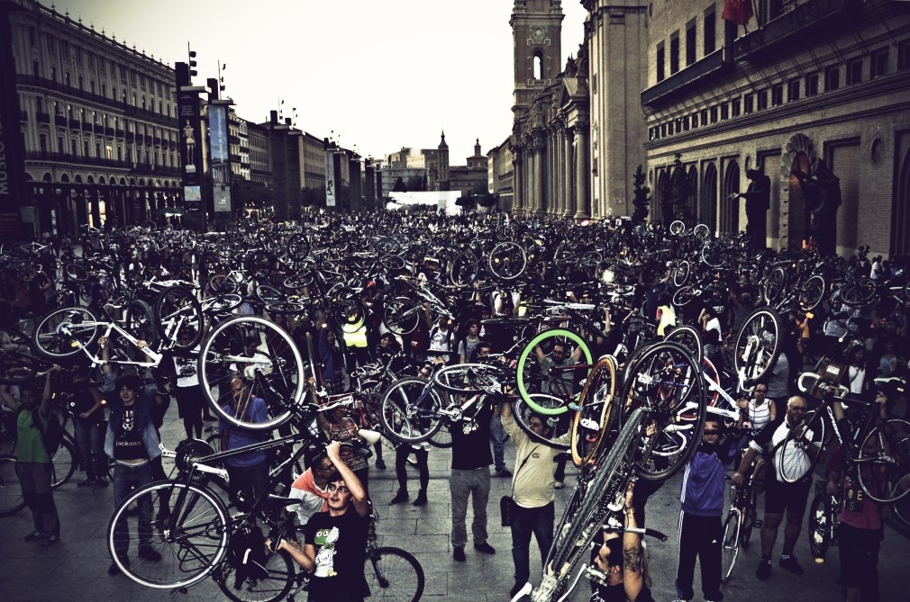 Manifestación de ciclistas en CDMX