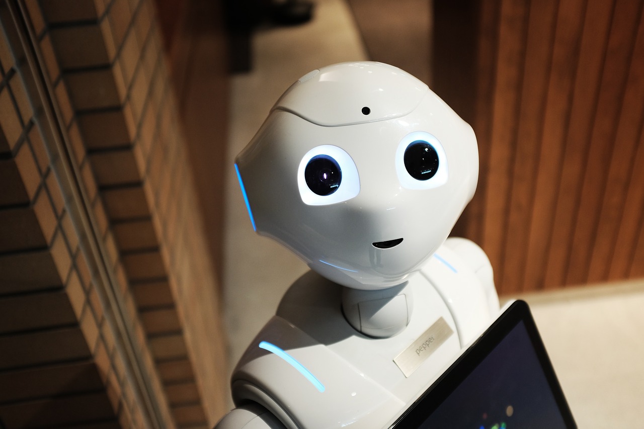 Robot feliz