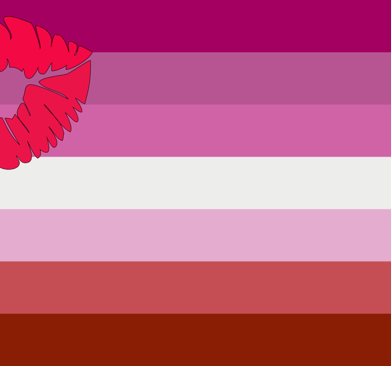 bandera lesbiana