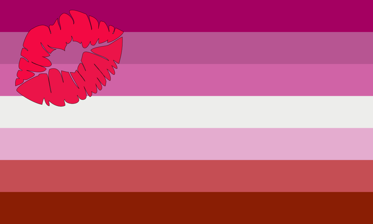 bandera lesbiana