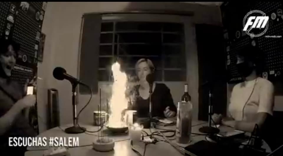 Ritual e incendio.