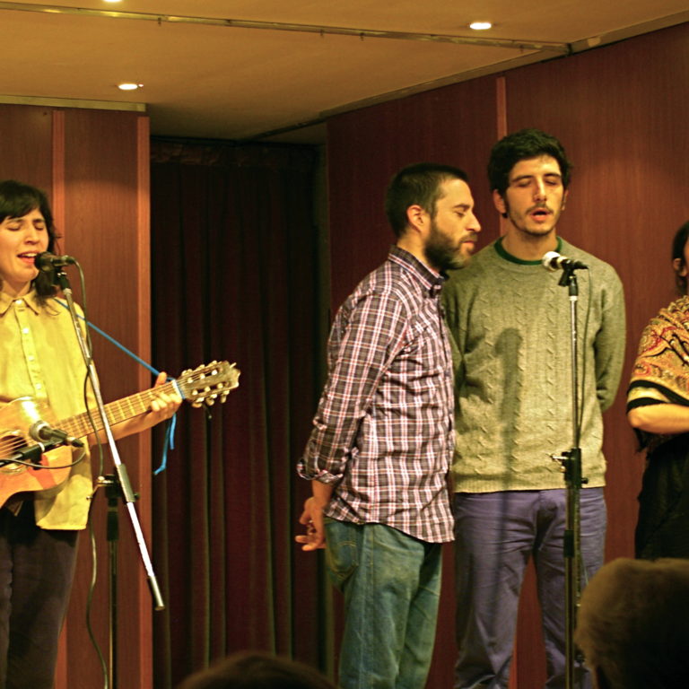 Lorena Álvarez. Presentación en el Centro Asturiano de Madrid de "La Cinta", disco de Lorena Álvarez y su Banda Municipal