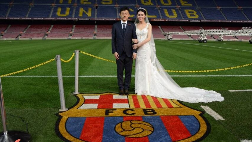 Boda en el Camp Nou