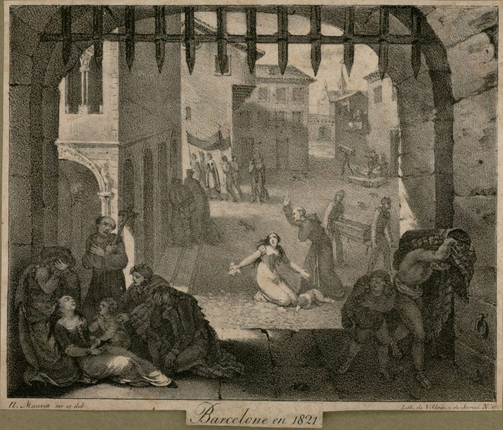 Barcelona en 1821