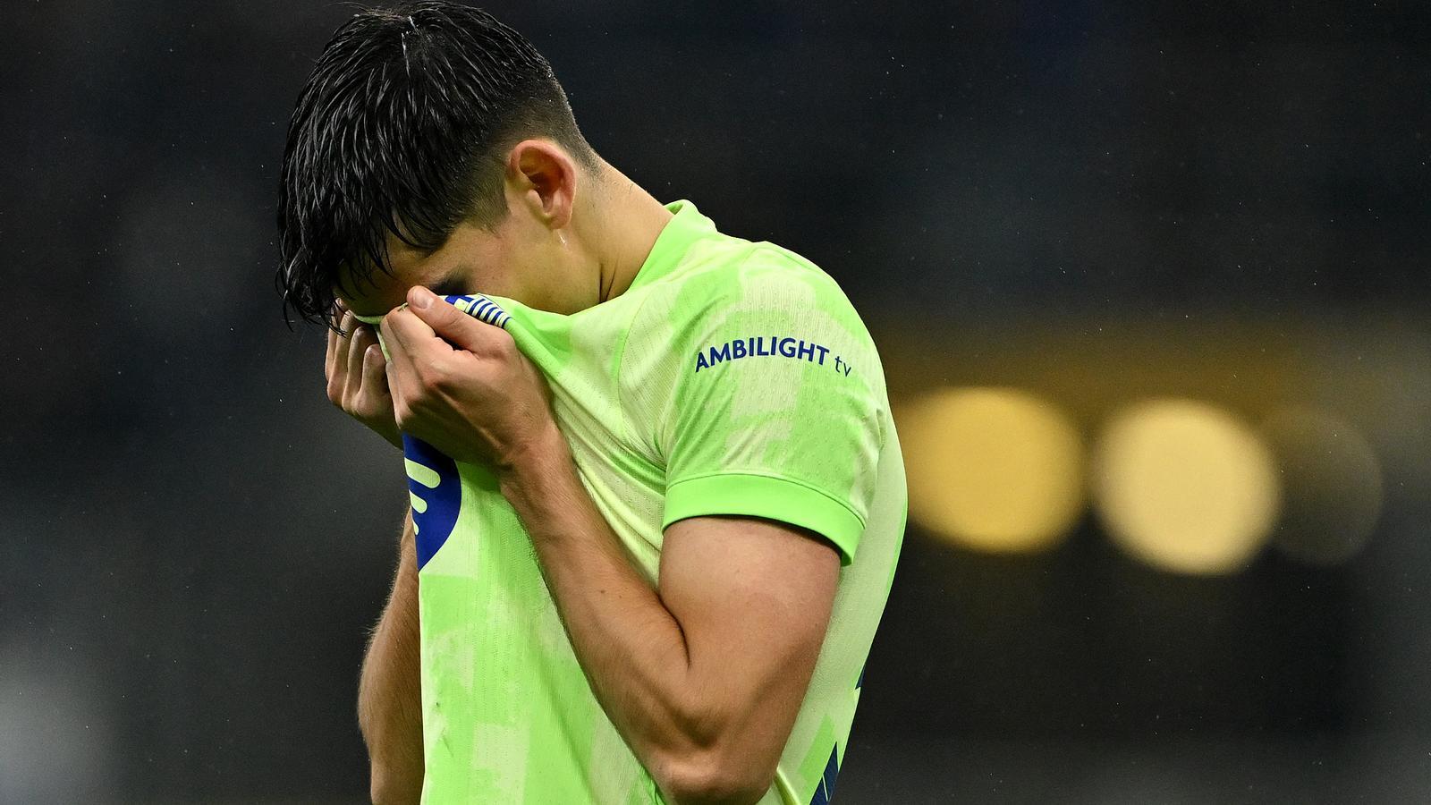 Gerard Martin llorando